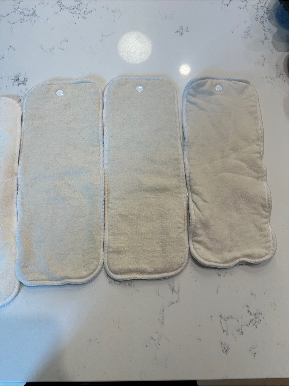 Hemp Heavy Wetters and Cotton Cloth Diaper Inserts - Picture 4 of 5